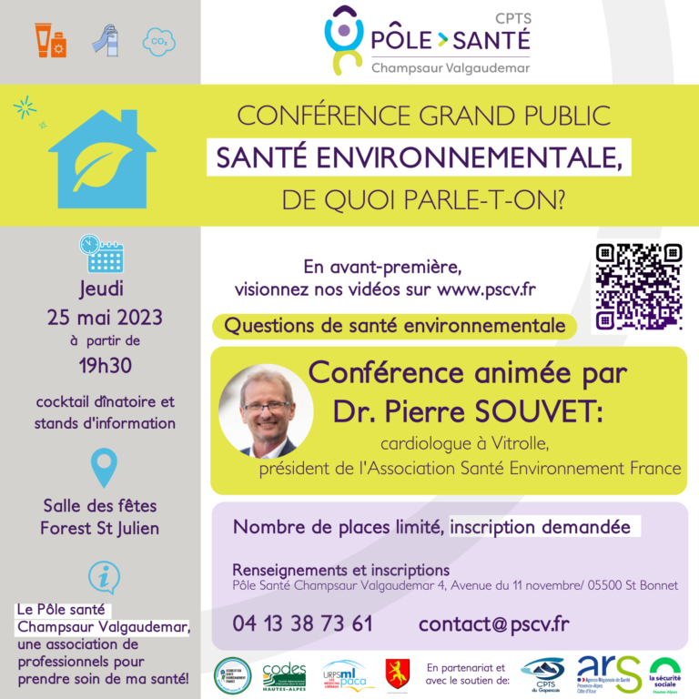 Lire la suite à propos de l’article Conférence “Santé environnementale”