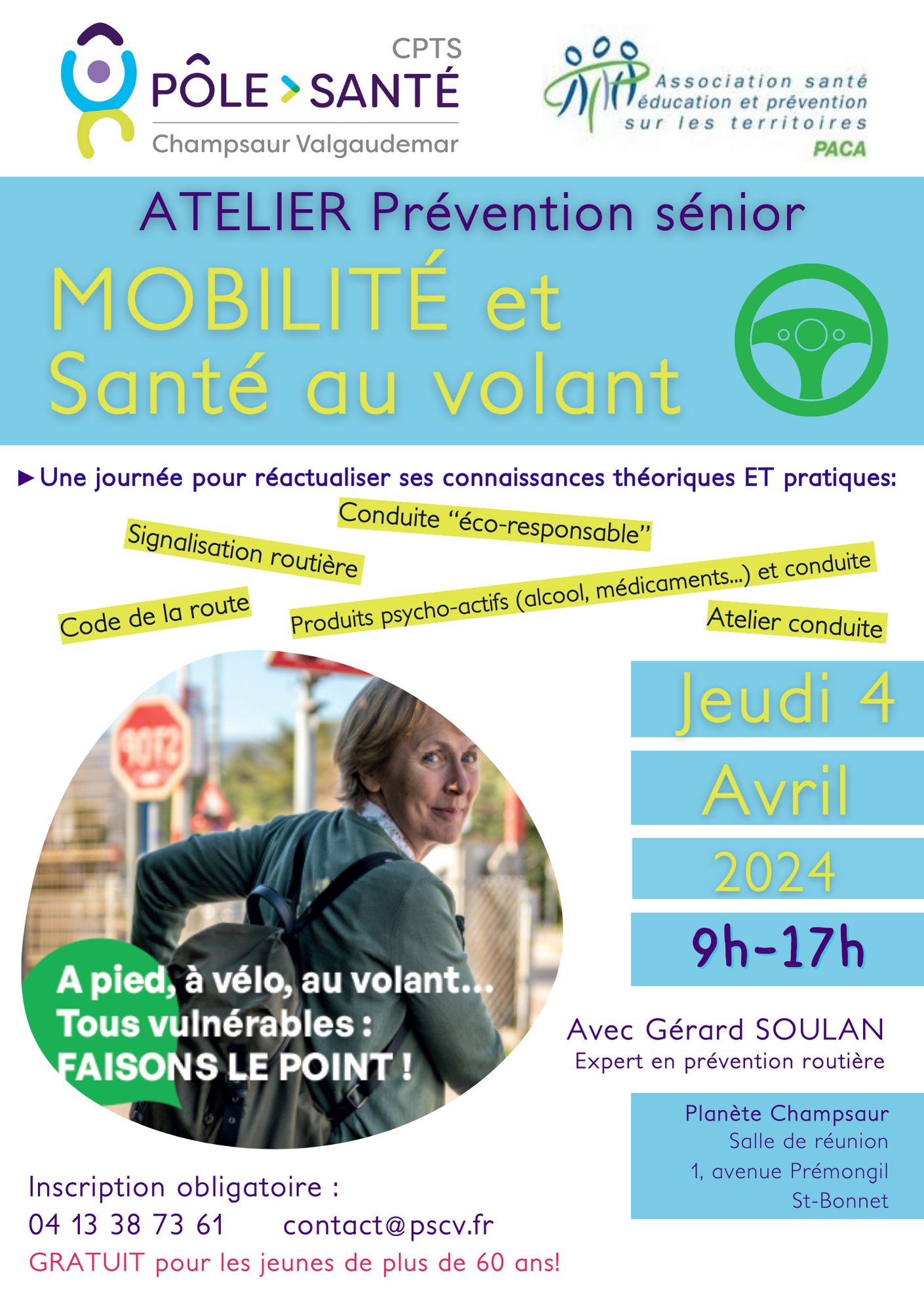 You are currently viewing Atelier prévention sénior: mobilité et santé au volant