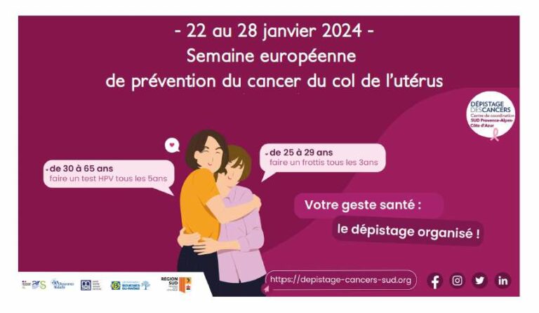 Lire la suite à propos de l’article Semaine européenne d’info et de prévention du cancer du col de l’utérus