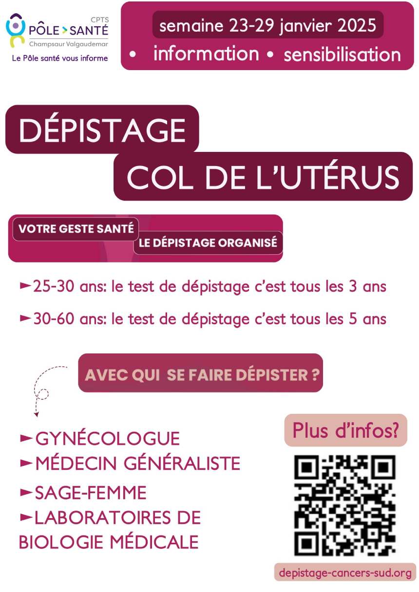 You are currently viewing Dépistage organisé Utérus! Semaine d’info et de sensibilisation