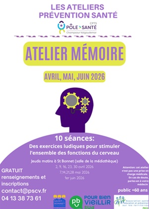 You are currently viewing ATELIER MÉMOIRE 2026: pour les jeunes de plus de 60 ans!