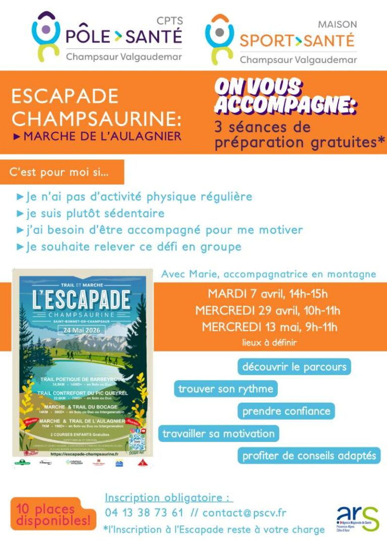 Lire la suite à propos de l’article LE DÉFI ANTI-SÉDENTARITÉ ESCAPADE CHAMPSAURINE