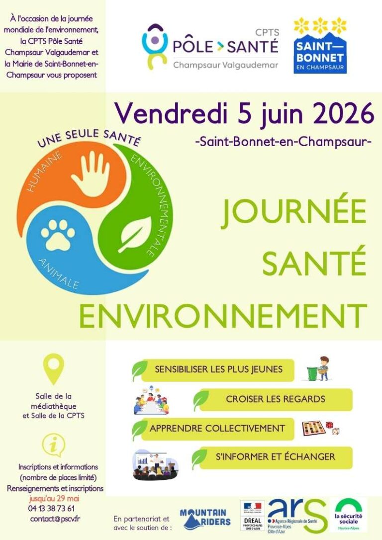 Lire la suite à propos de l’article 5 juin 2026: JOURNÉE SANTÉ ENVIRONNEMENT!