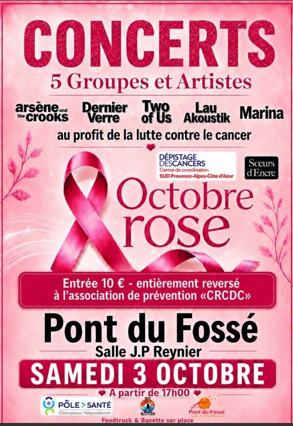 You are currently viewing Soirée Concerts OCTOBRE ROSE!